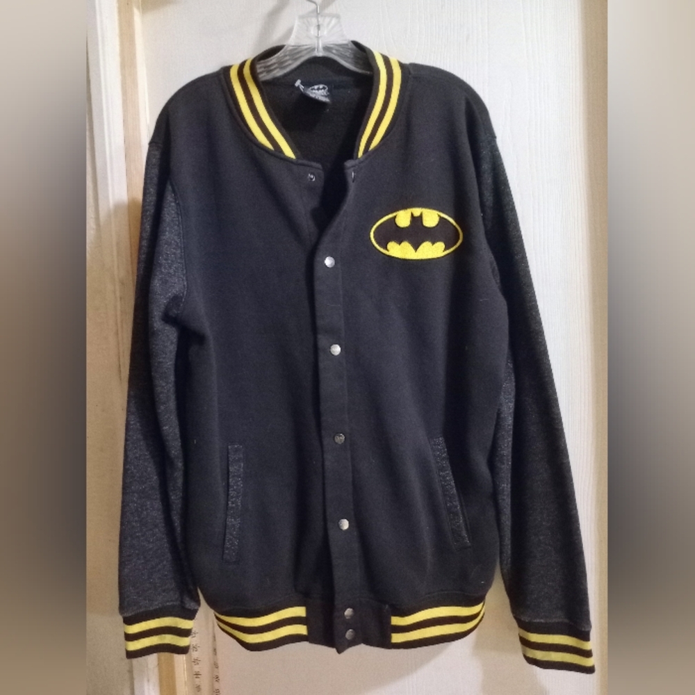 BATMAN DC Comics Fleece Jacket Mens Medium‎